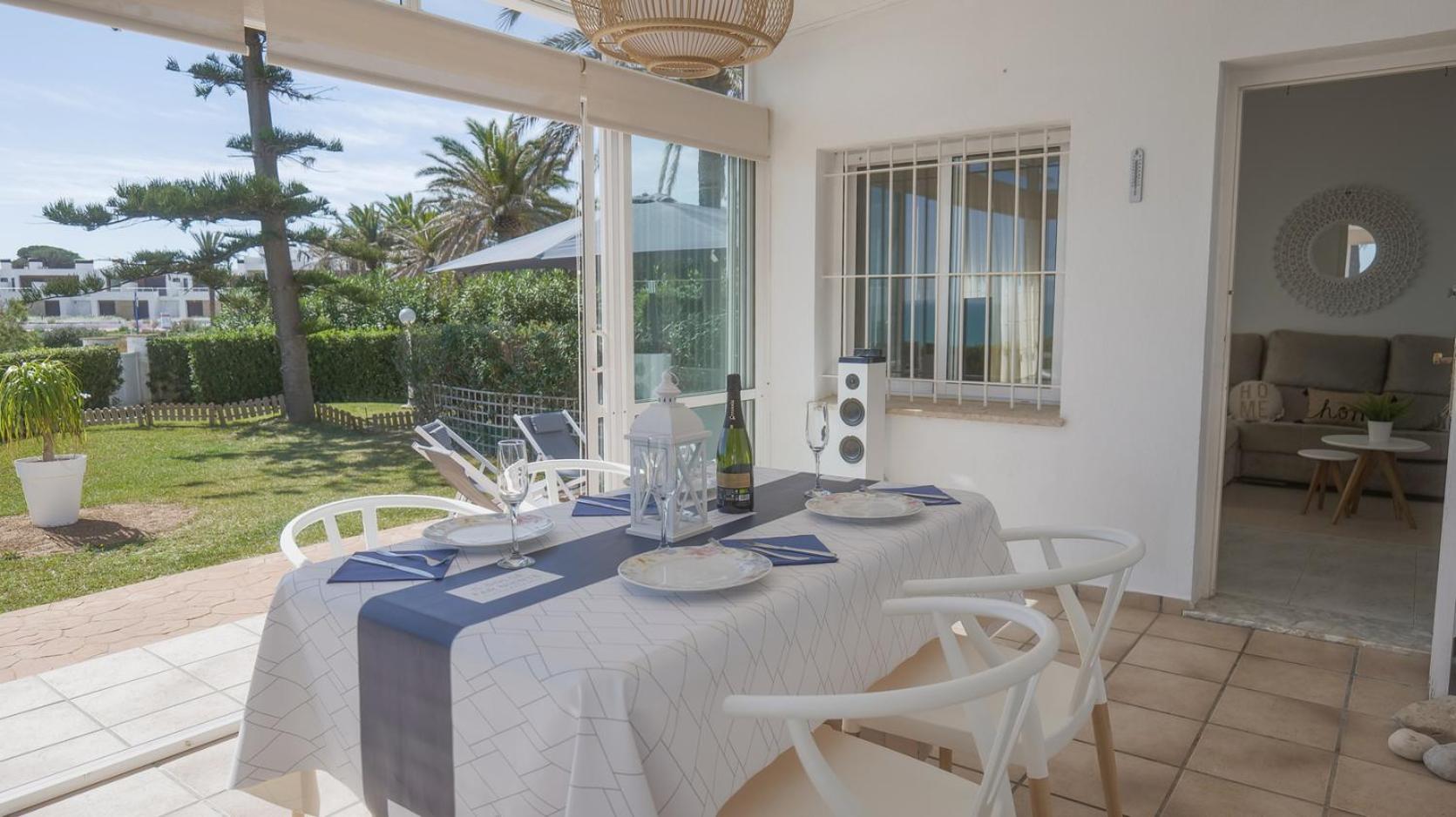 Casa Vesalia A 1A Linea De Mar Con Aa Y Wi-Fi. Villa Vinarós Екстериор снимка